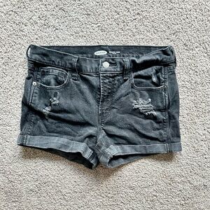 Old Navy Distressed Mid Rise Shorts